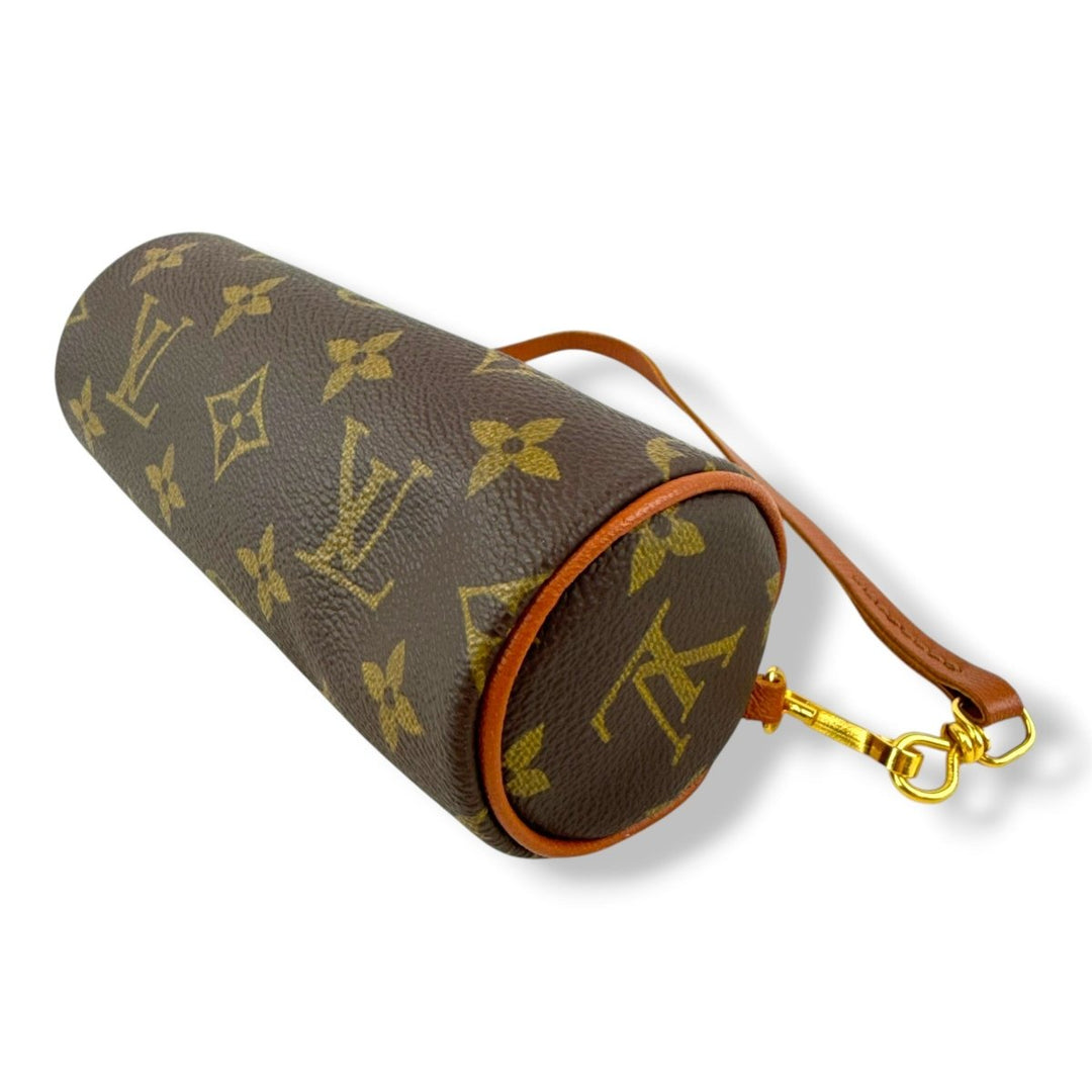 Louis Vuitton Vintage Brown Monogram Mini Papillon Pouch - Lux Central