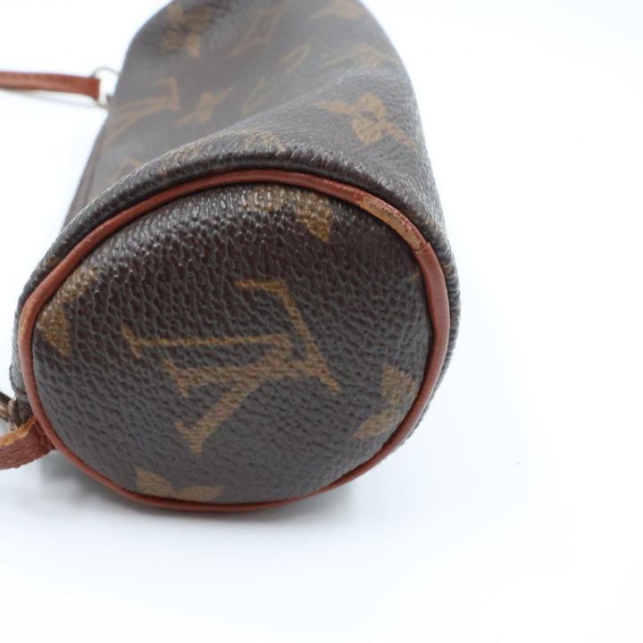 Louis Vuitton Vintage Brown Monogram Mini Papillon Pouch - Lux Central