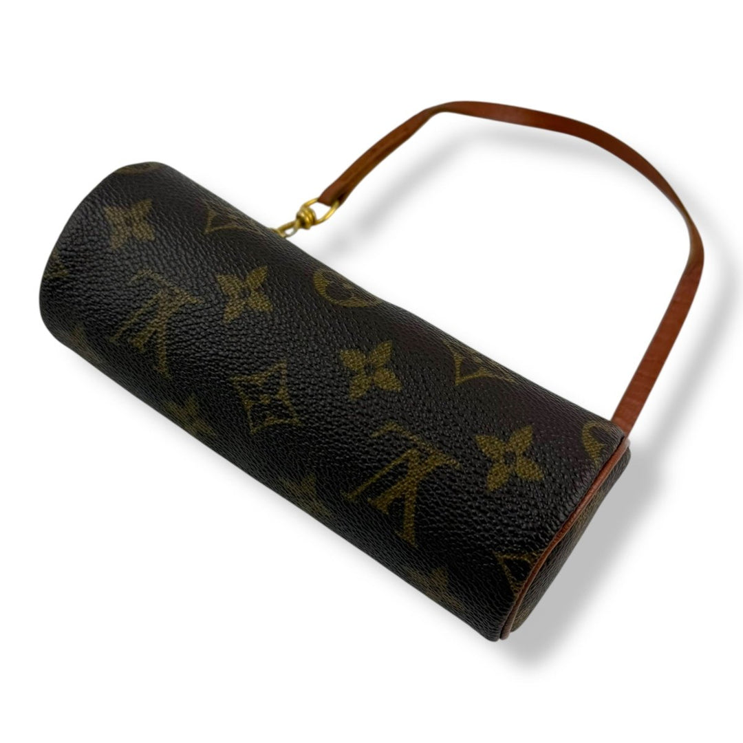 Louis Vuitton Vintage Brown Monogram Mini Papillon Pouch - Lux Central
