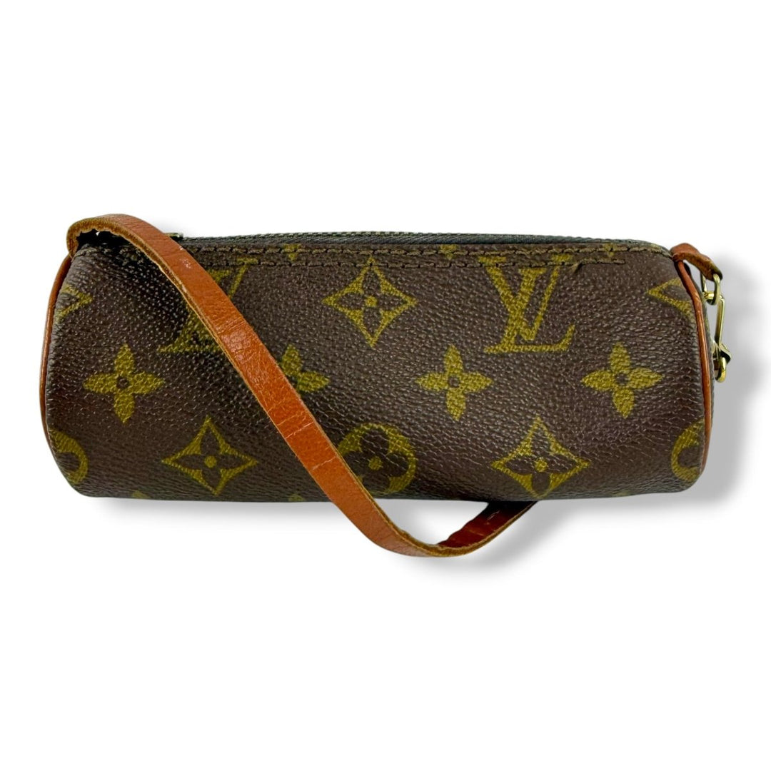 Louis Vuitton Vintage Brown Monogram Mini Papillon Pouch - Lux Central
