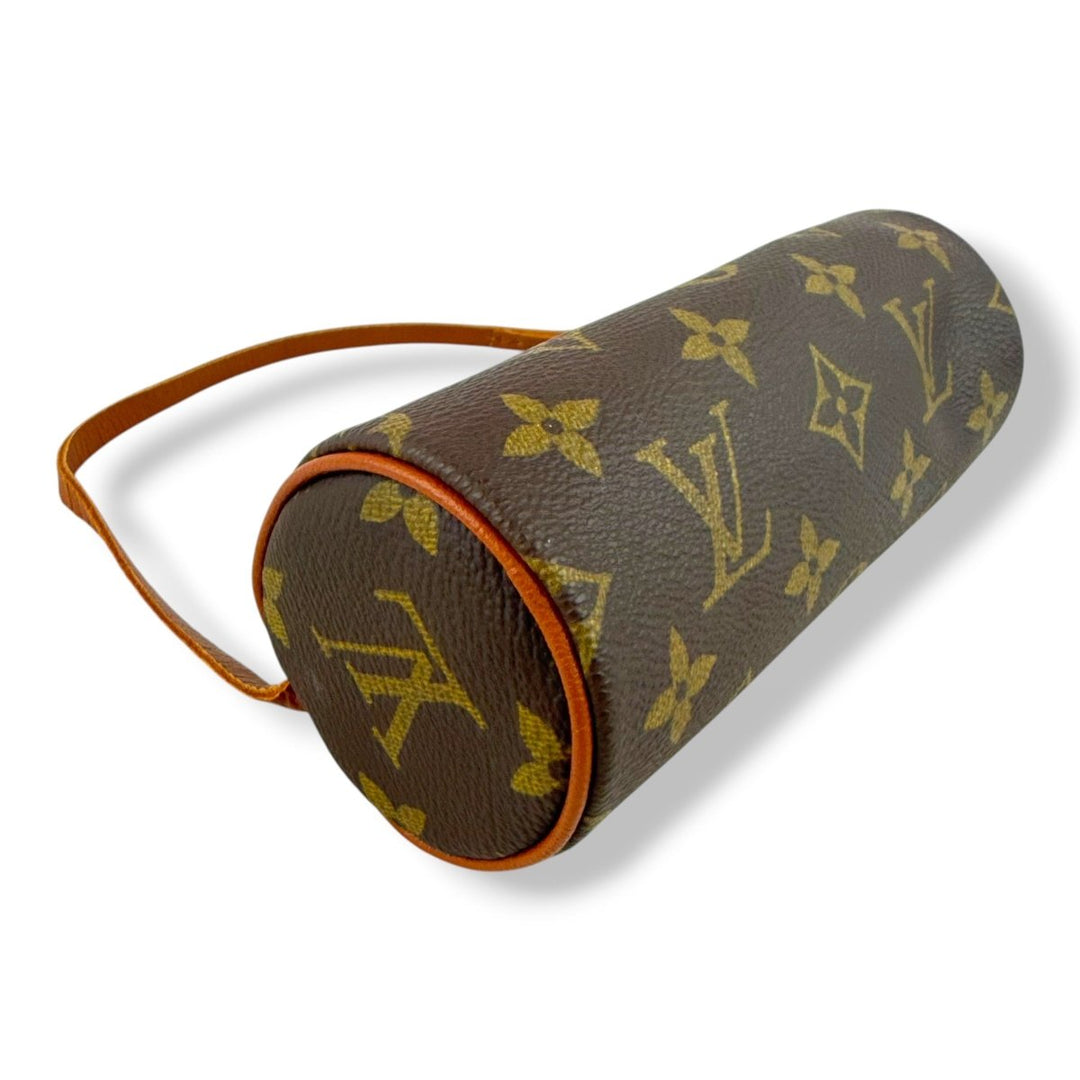 Louis Vuitton Vintage Brown Monogram Mini Papillon Pouch - Lux Central