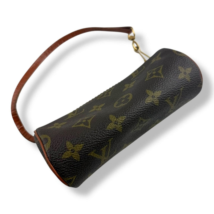 Louis Vuitton Vintage Brown Monogram Mini Papillon Pouch - Lux Central