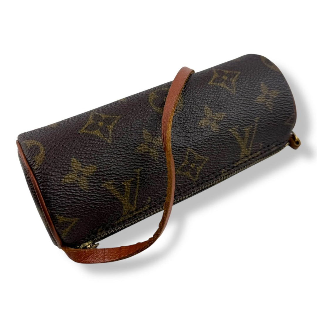 Louis Vuitton Vintage Brown Monogram Mini Papillon Pouch - Lux Central