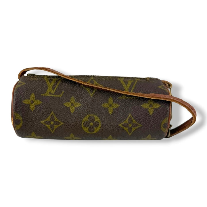 Louis Vuitton Vintage Brown Monogram Mini Papillon Pouch - Lux Central