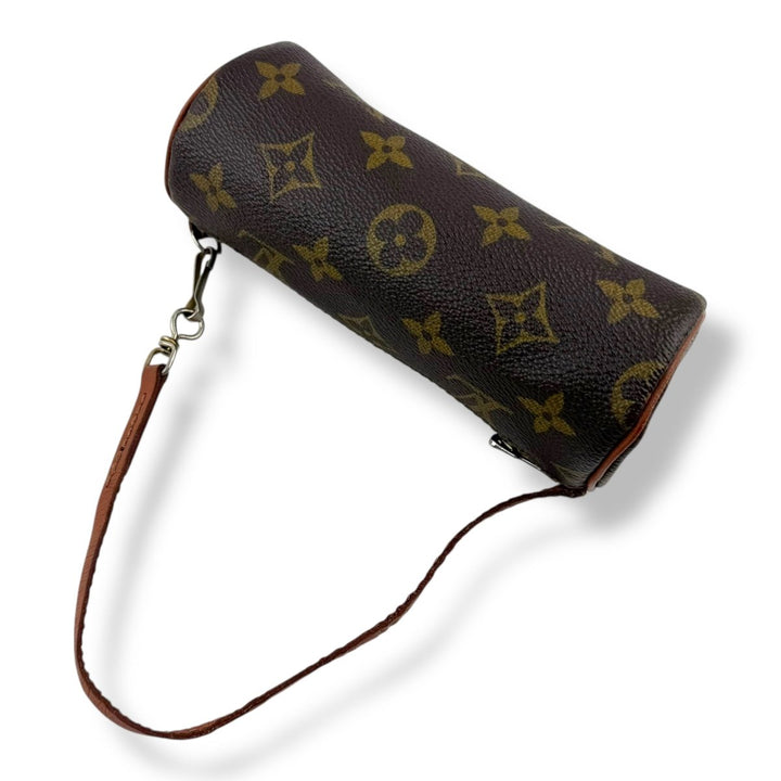 Louis Vuitton Vintage Brown Monogram Mini Papillon Pouch - Lux Central