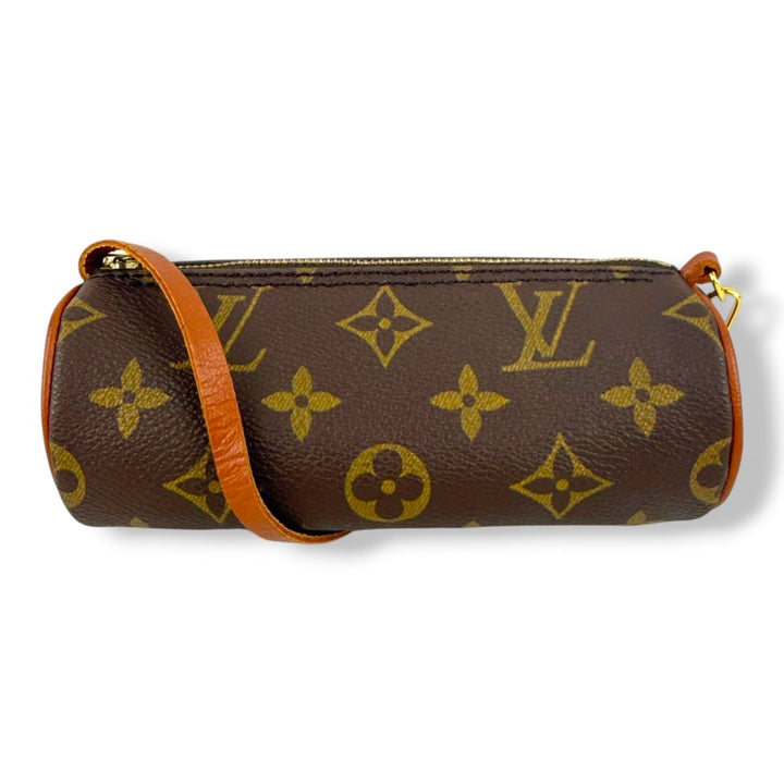 Louis Vuitton Vintage Brown Monogram Mini Papillon Pouch - Lux Central