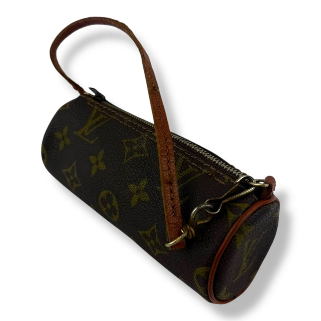 Louis Vuitton Vintage Brown Monogram Mini Papillon Pouch - Lux Central
