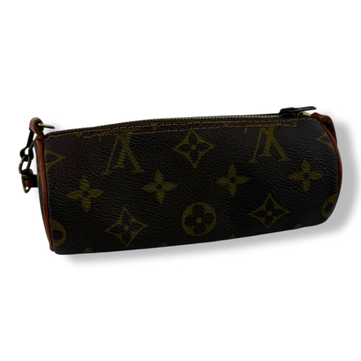 Louis Vuitton Vintage Brown Monogram Mini Papillon Pouch - Lux Central