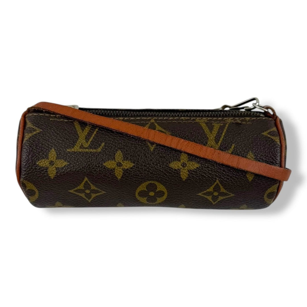 Louis Vuitton Vintage Brown Monogram Mini Papillon Pouch - Lux Central