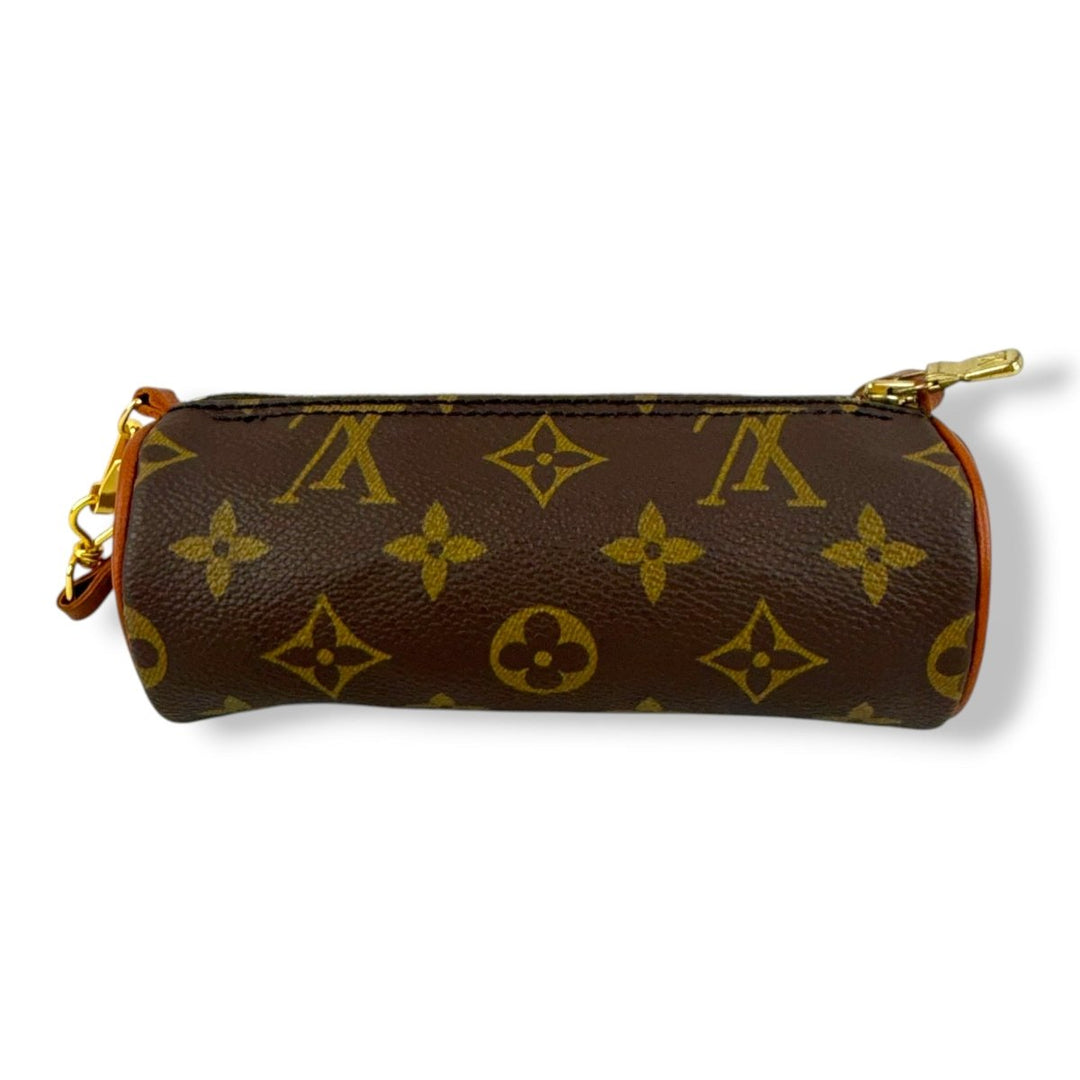 Louis Vuitton Vintage Brown Monogram Mini Papillon Pouch - Lux Central