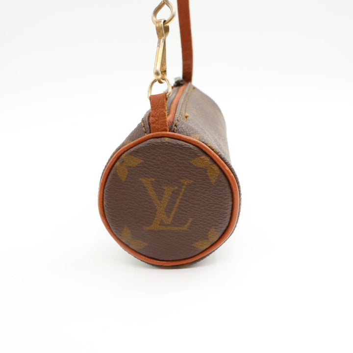 Louis Vuitton Vintage Brown Monogram Mini Papillon Pouch - Lux Central