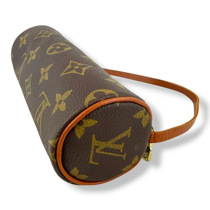 Louis Vuitton Vintage Brown Monogram Mini Papillon Pouch - Lux Central