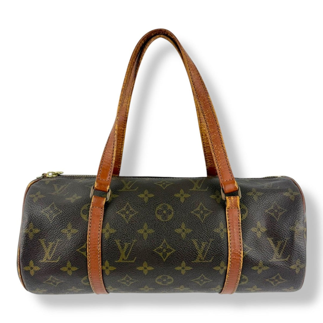 Louis Vuitton Vintage Brown Monogram Papillon 26 Handbag - Lux Central
