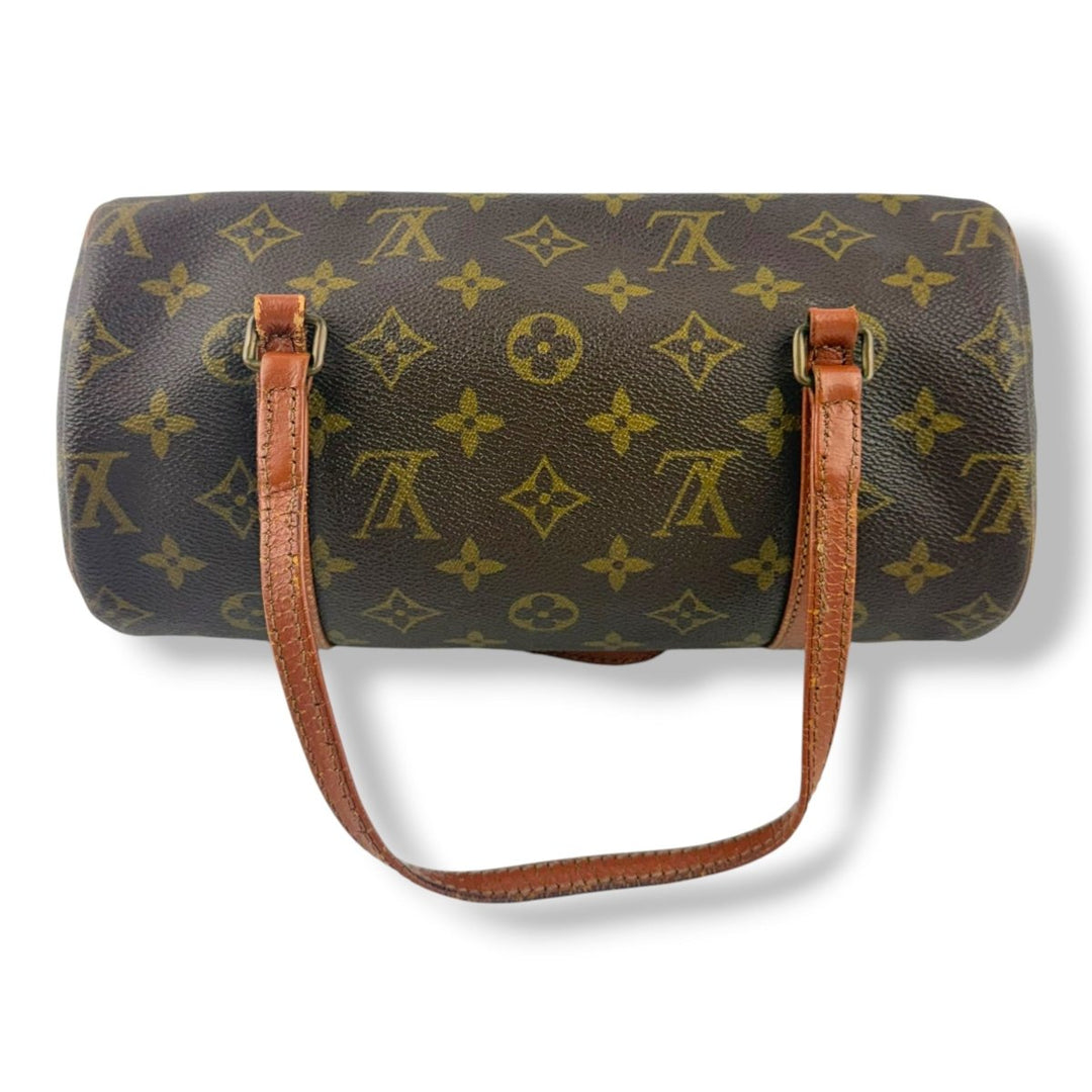 Louis Vuitton Vintage Brown Monogram Papillon 26 Handbag - Lux Central