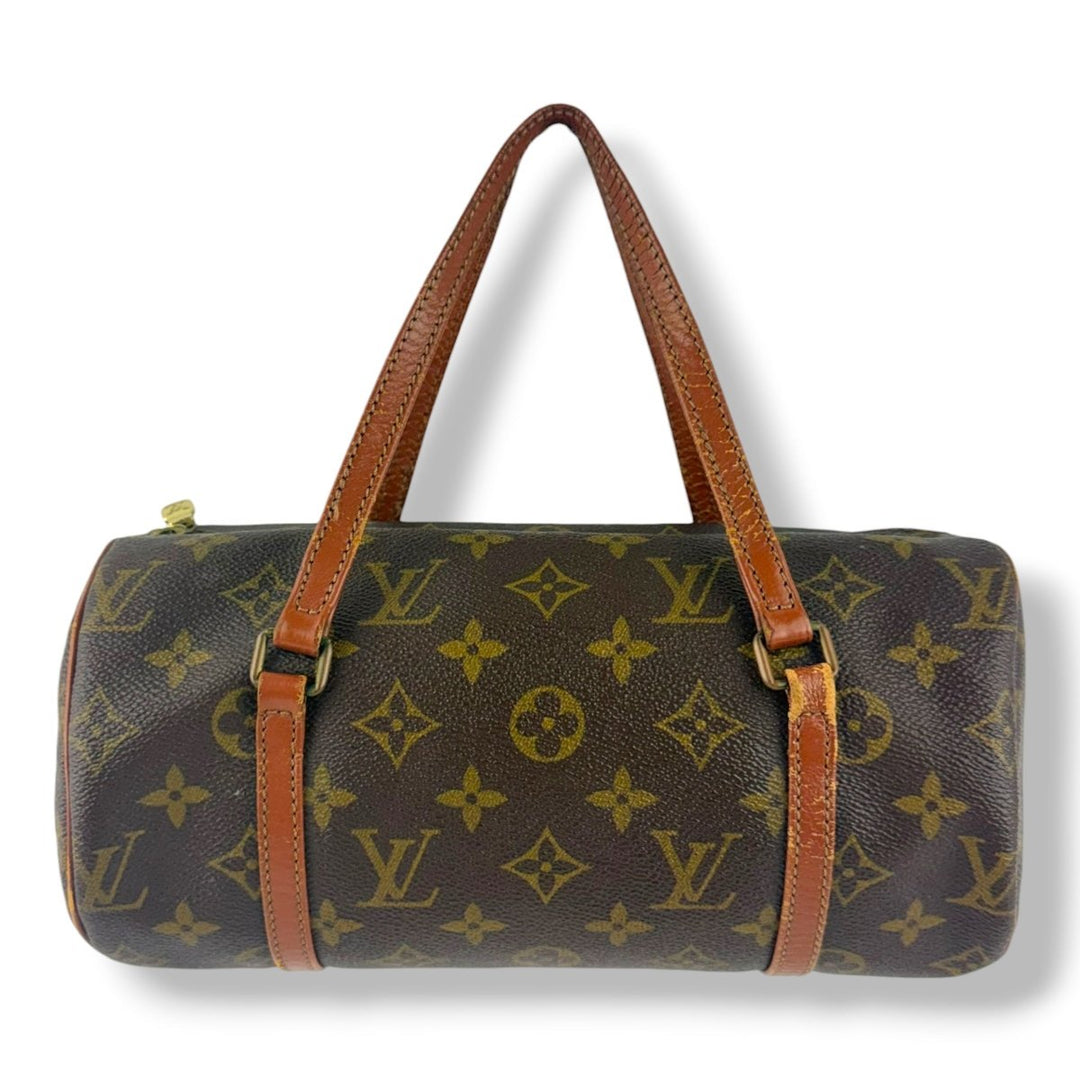 Louis Vuitton Vintage Brown Monogram Papillon 26 Handbag - Lux Central