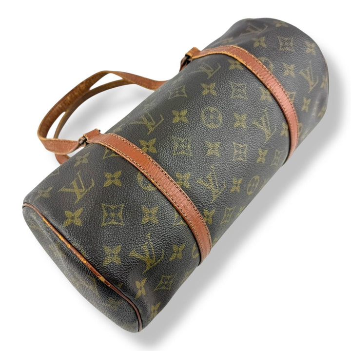Louis Vuitton Vintage Brown Monogram Papillon 26 Handbag - Lux Central