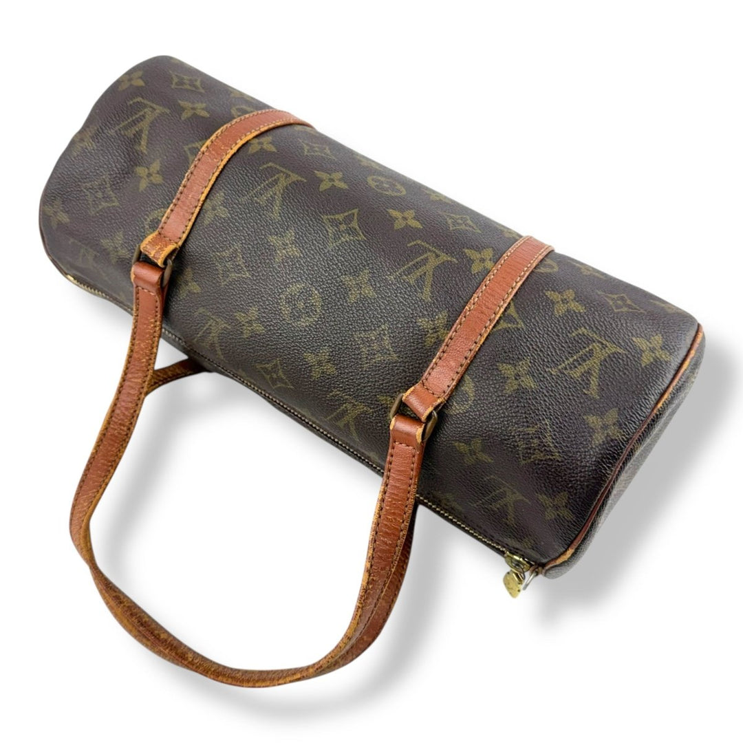 Louis Vuitton Vintage Brown Monogram Papillon 26 Handbag - Lux Central