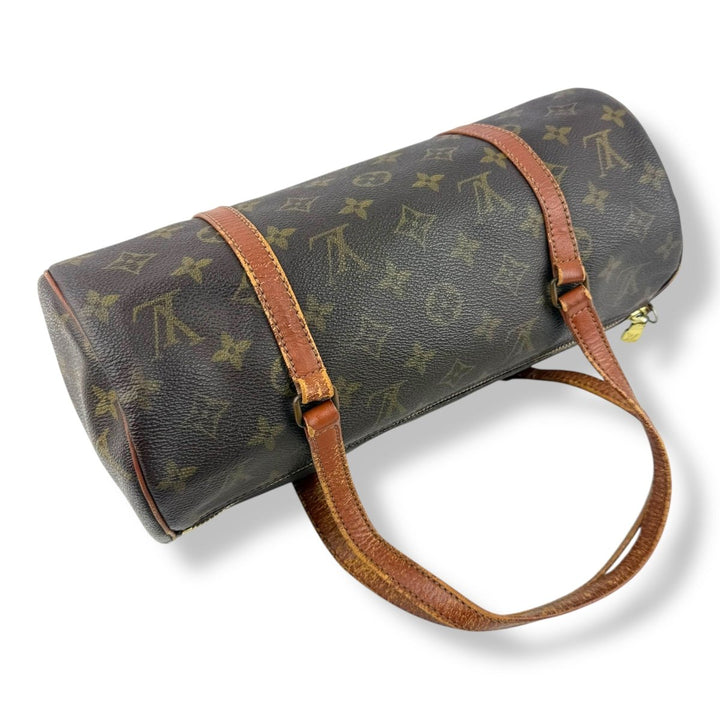 Louis Vuitton Vintage Brown Monogram Papillon 26 Handbag - Lux Central