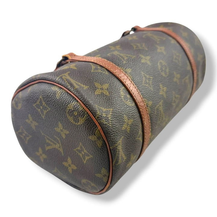 Louis Vuitton Vintage Brown Monogram Papillon 26 Handbag - Lux Central