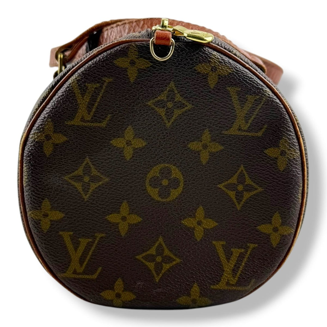 Louis Vuitton Vintage Brown Monogram Papillon 30 Handbag - Lux Central