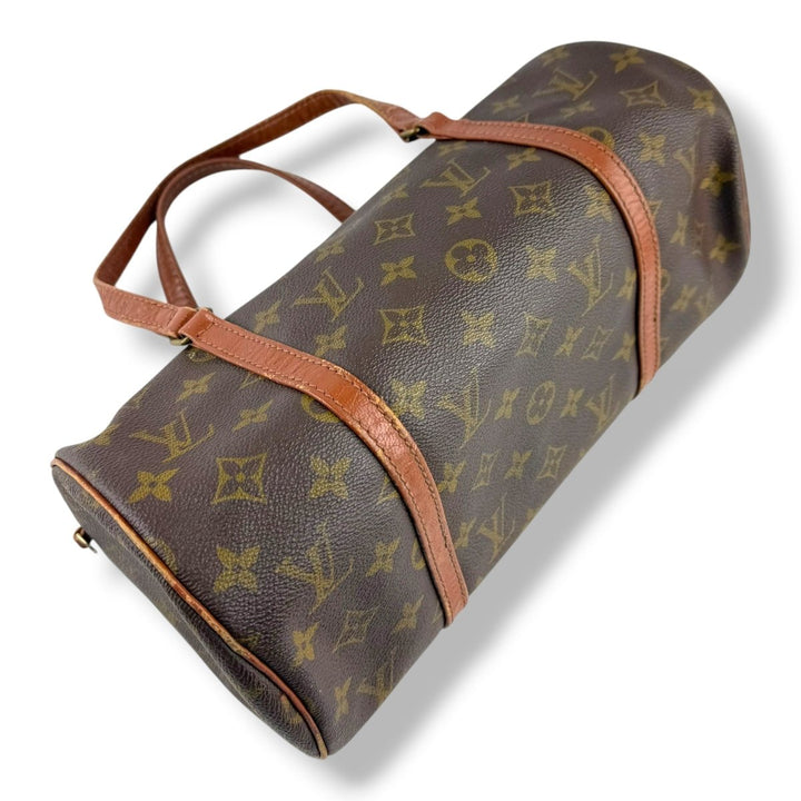 Louis Vuitton Vintage Brown Monogram Papillon 30 Handbag - Lux Central