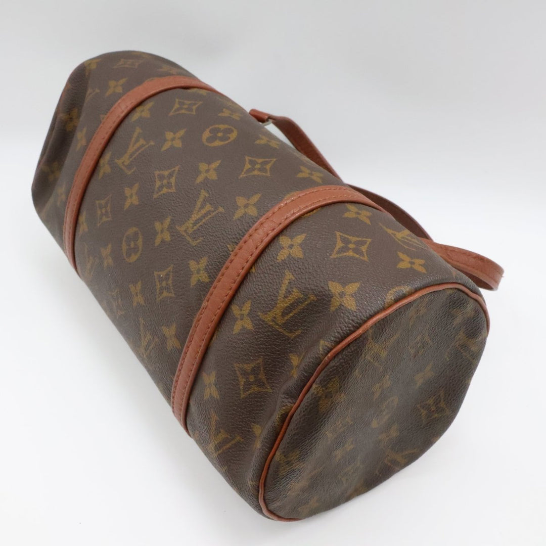 Louis Vuitton Vintage Brown Monogram Papillon 30 Handbag - Lux Central