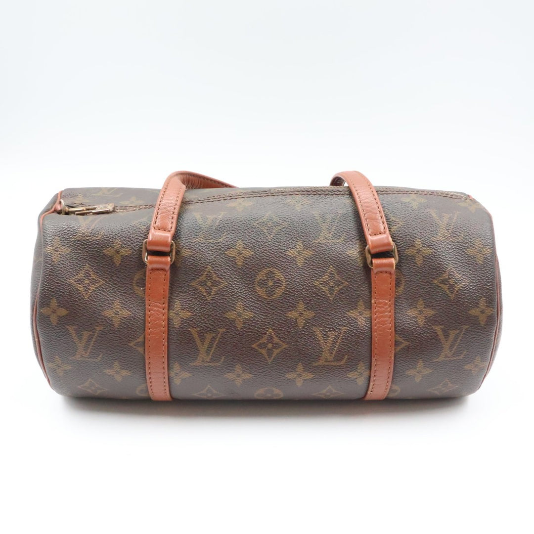 Louis Vuitton Vintage Brown Monogram Papillon 30 Handbag - Lux Central