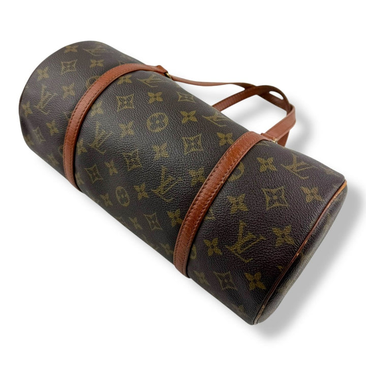 Louis Vuitton Vintage Brown Monogram Papillon 30 Handbag - Lux Central