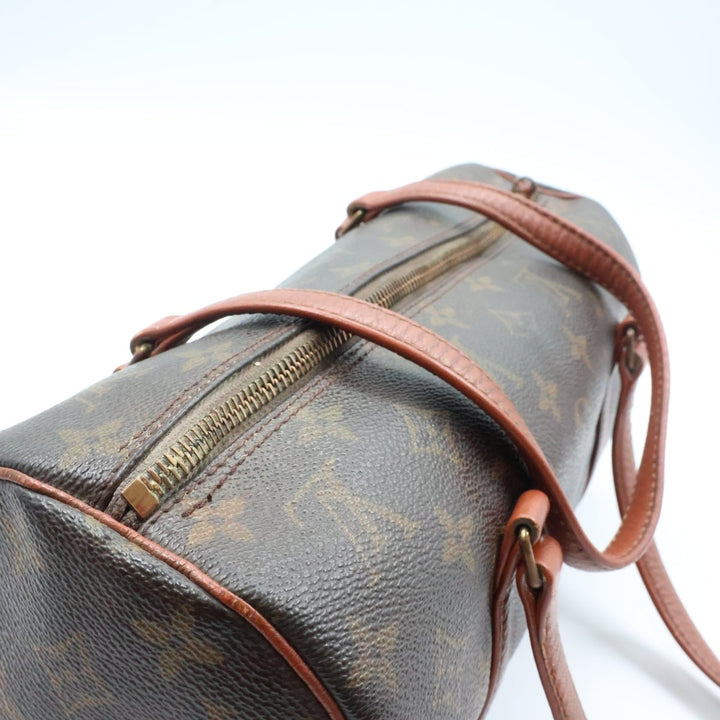 Louis Vuitton Vintage Brown Monogram Papillon 30 Handbag - Lux Central
