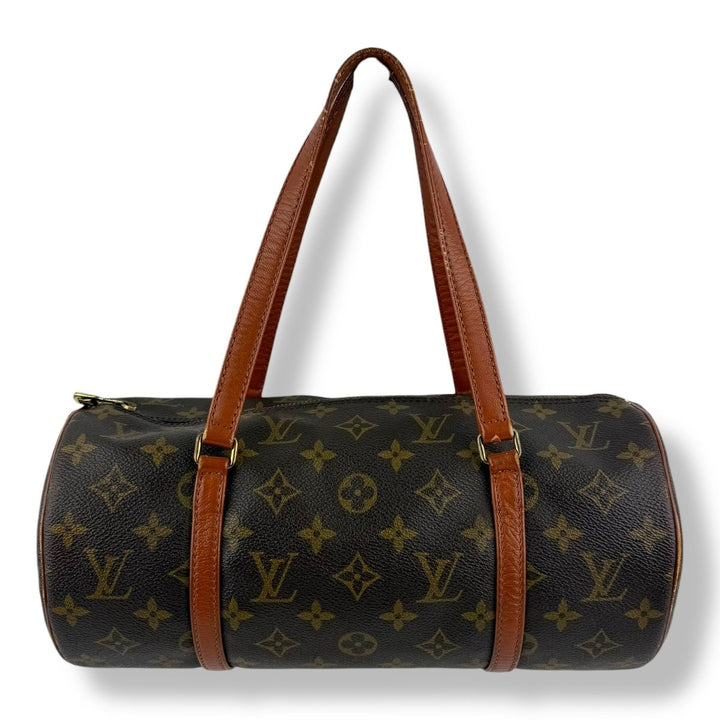 Louis Vuitton Vintage Brown Monogram Papillon 30 Handbag - Lux Central