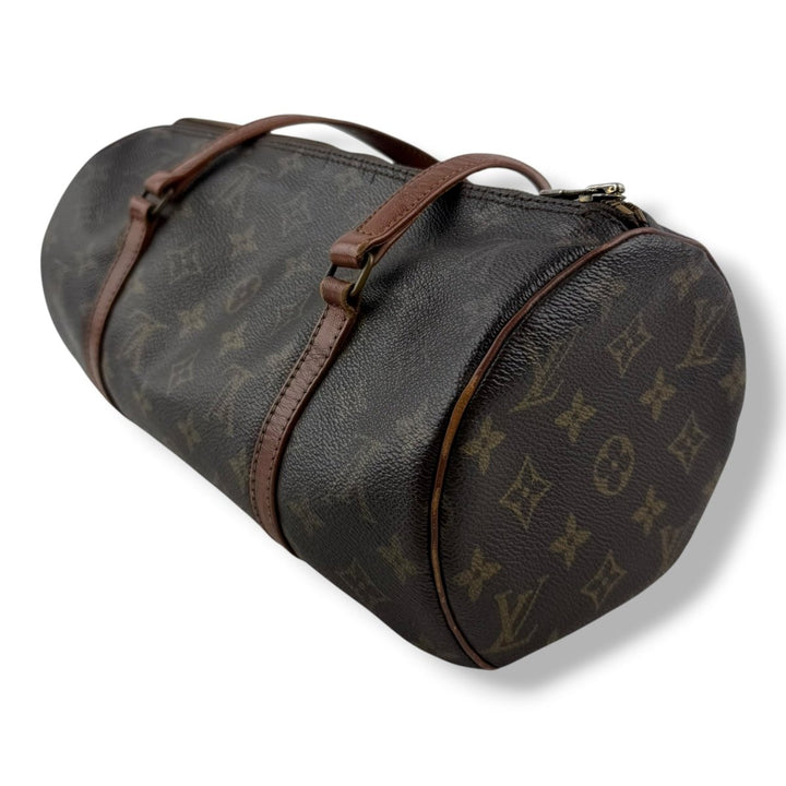 Louis Vuitton Vintage Brown Monogram Papillon 30 Handbag - Lux Central