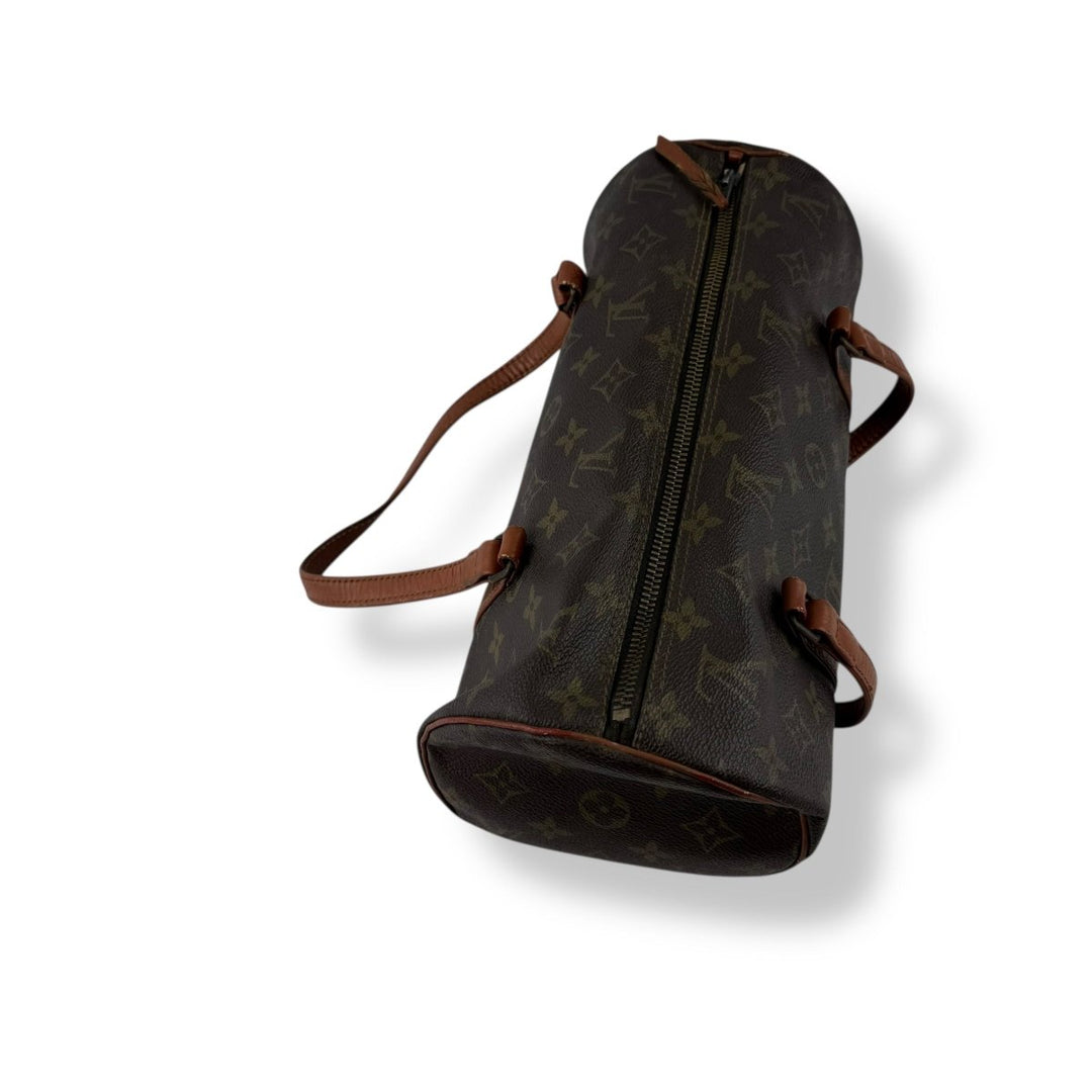 Louis Vuitton Vintage Brown Monogram Papillon 30 Handbag - Lux Central