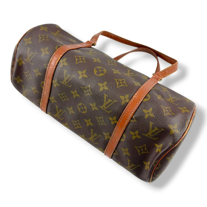 Louis Vuitton Vintage Brown Monogram Papillon 30 Handbag - Lux Central