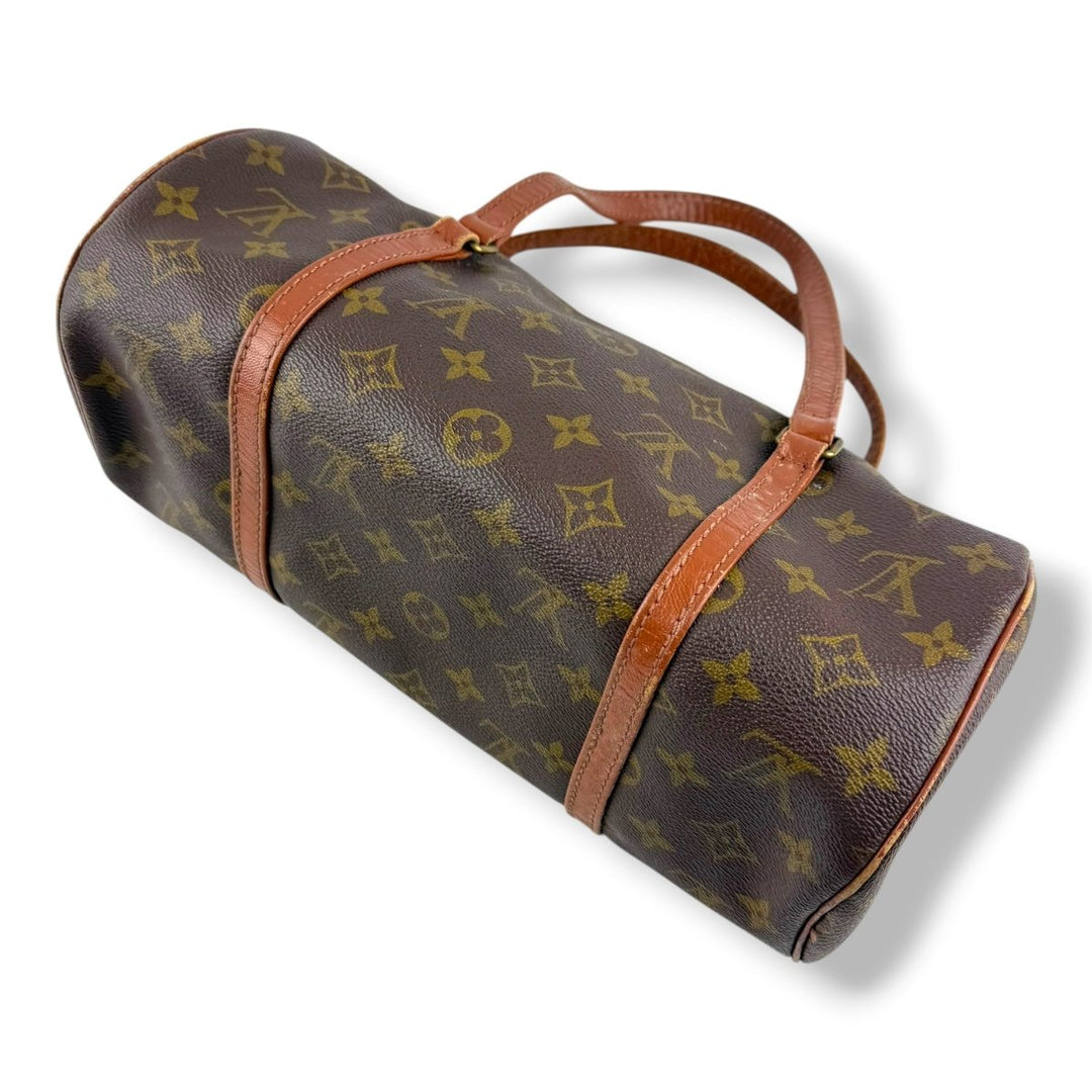 Louis Vuitton Vintage Brown Monogram Papillon 30 Handbag - Lux Central