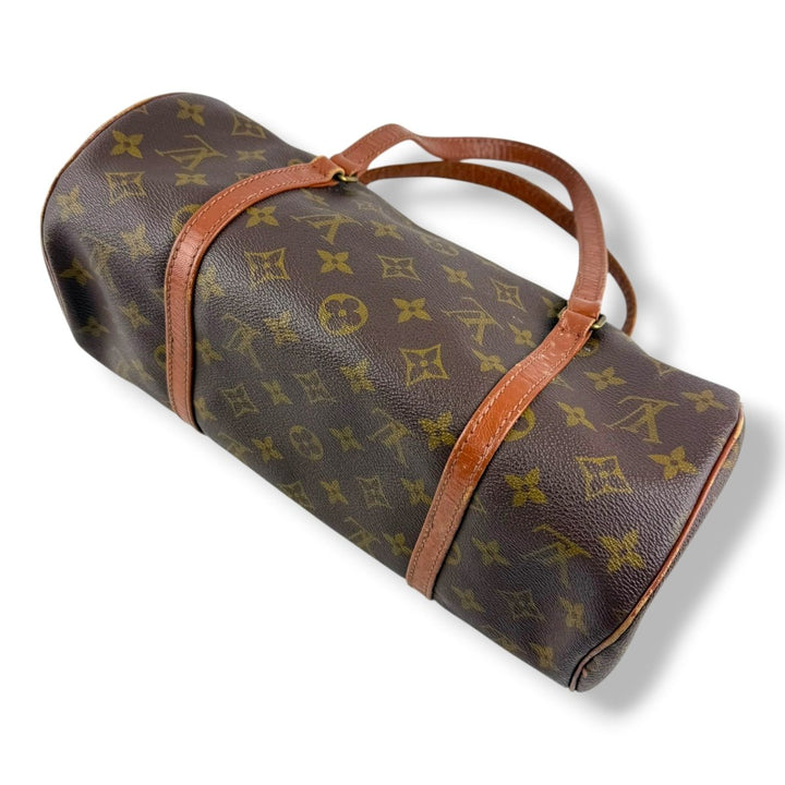 Louis Vuitton Vintage Brown Monogram Papillon 30 Handbag - Lux Central
