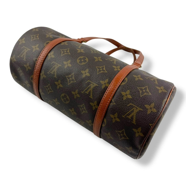 Louis Vuitton Vintage Brown Monogram Papillon 30 Handbag - Lux Central