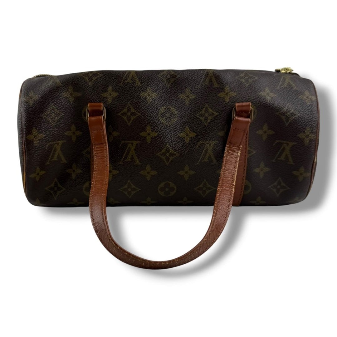 Louis Vuitton Vintage Brown Monogram Papillon 30 Handbag - Lux Central