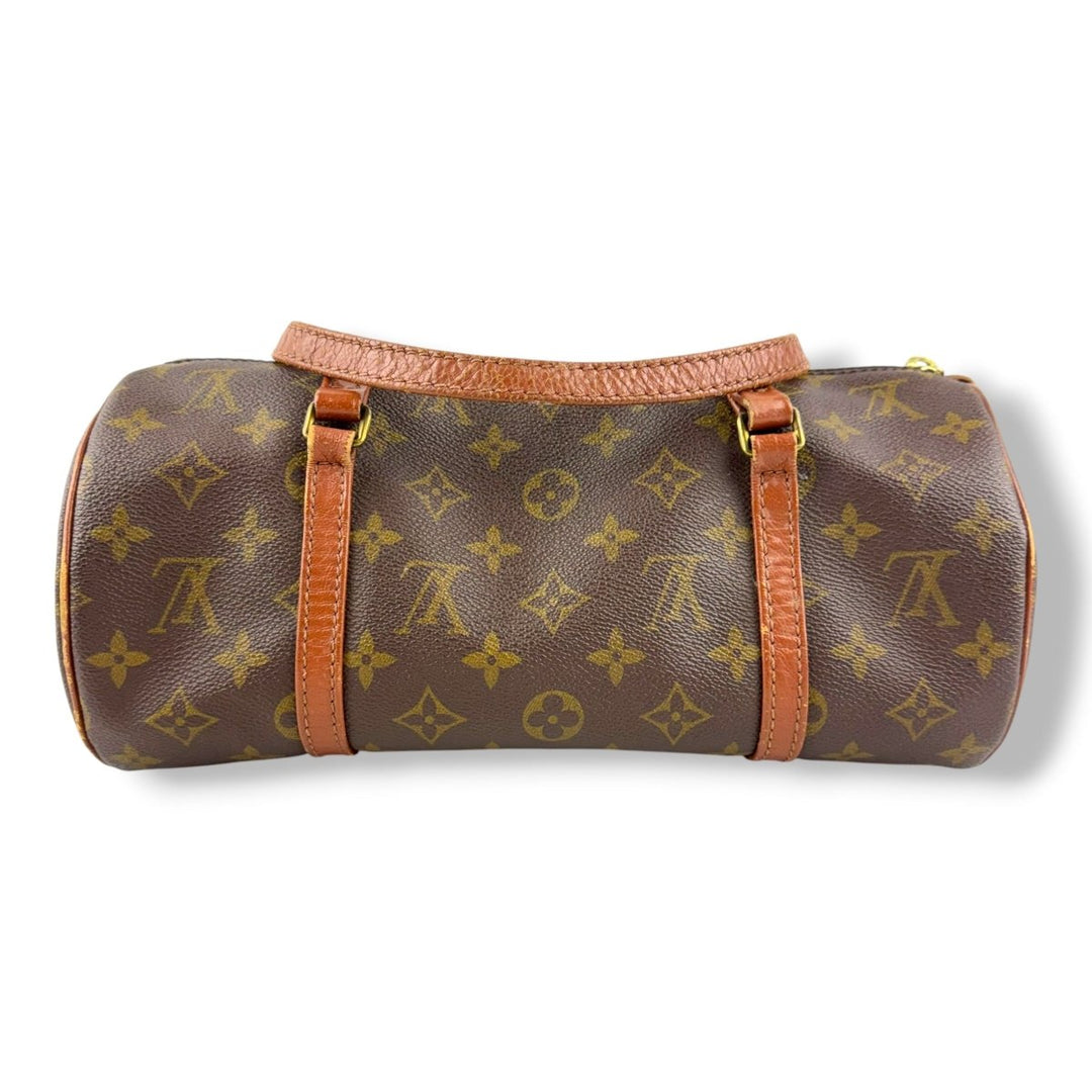 Louis Vuitton Vintage Brown Monogram Papillon 30 Handbag - Lux Central
