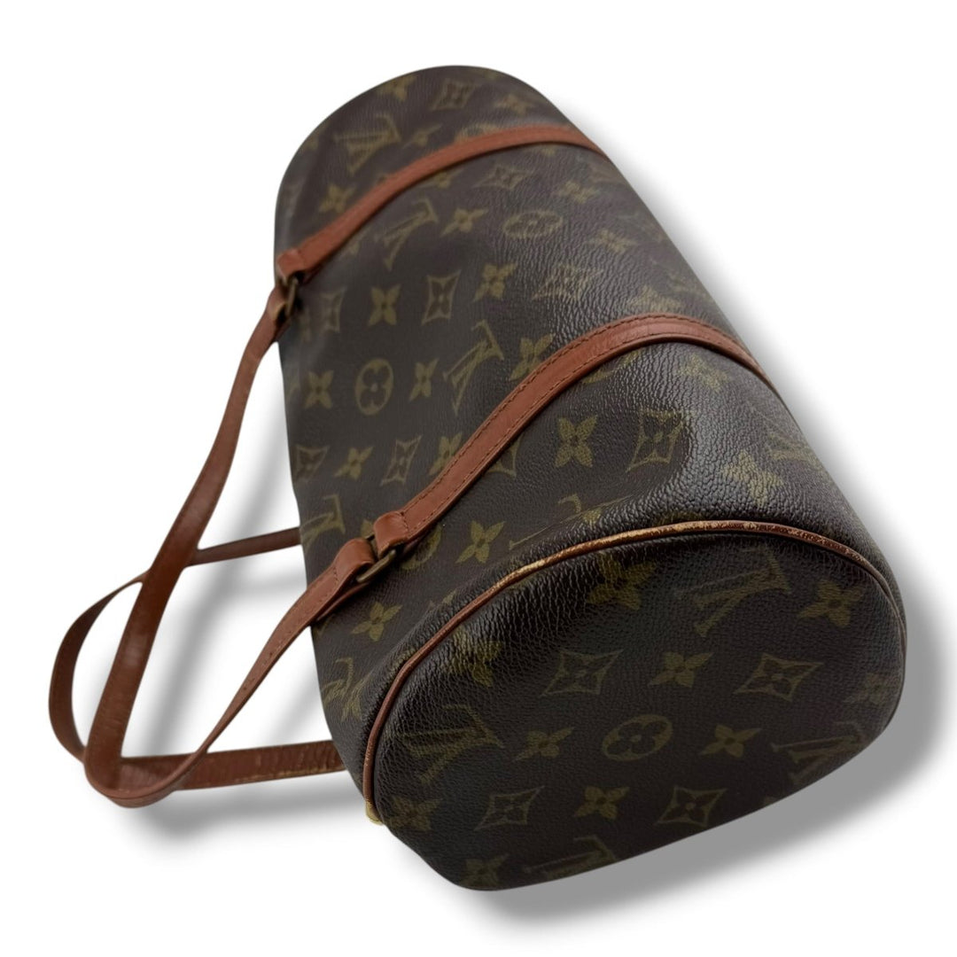 Louis Vuitton Vintage Brown Monogram Papillon 30 Handbag - Lux Central