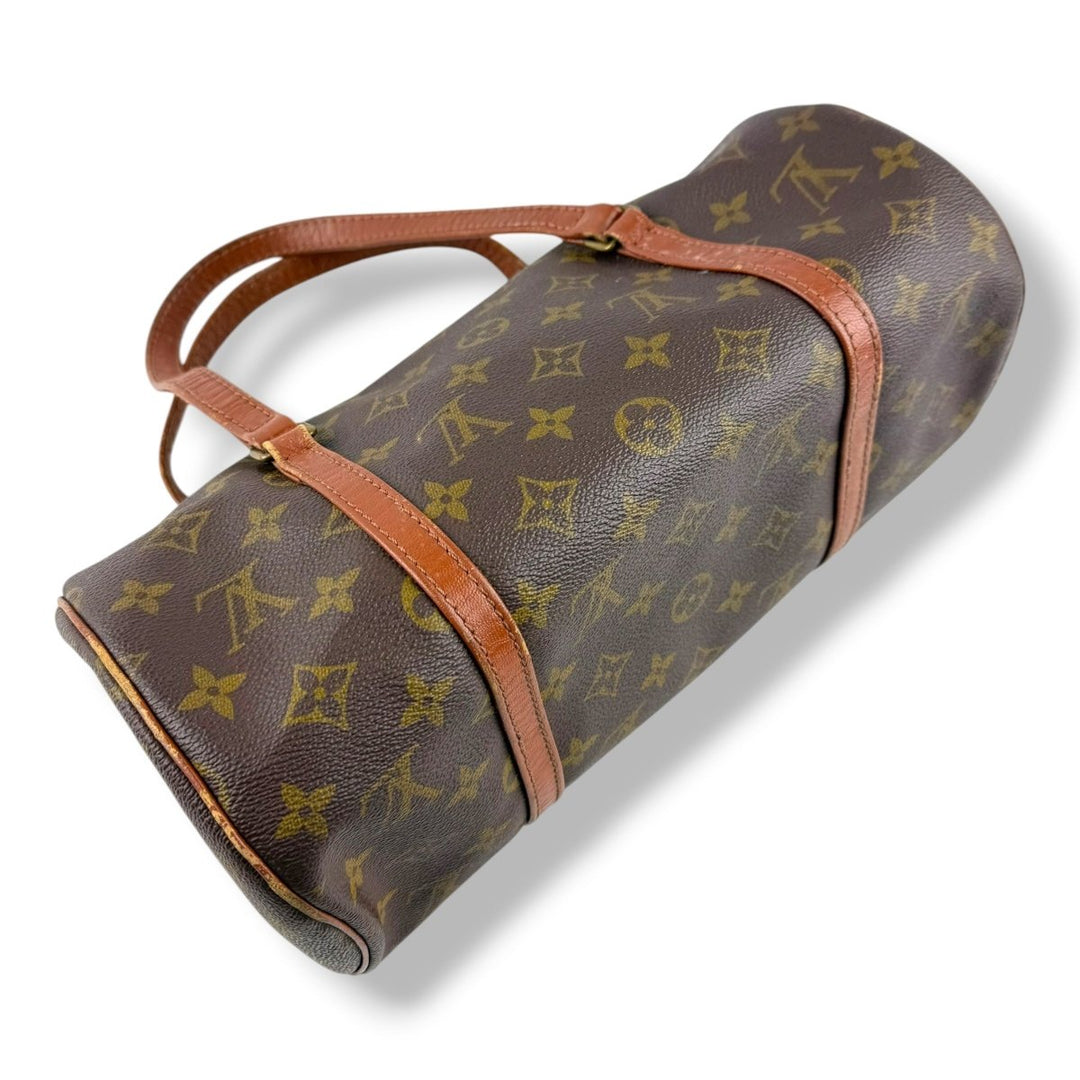 Louis Vuitton Vintage Brown Monogram Papillon 30 Handbag - Lux Central