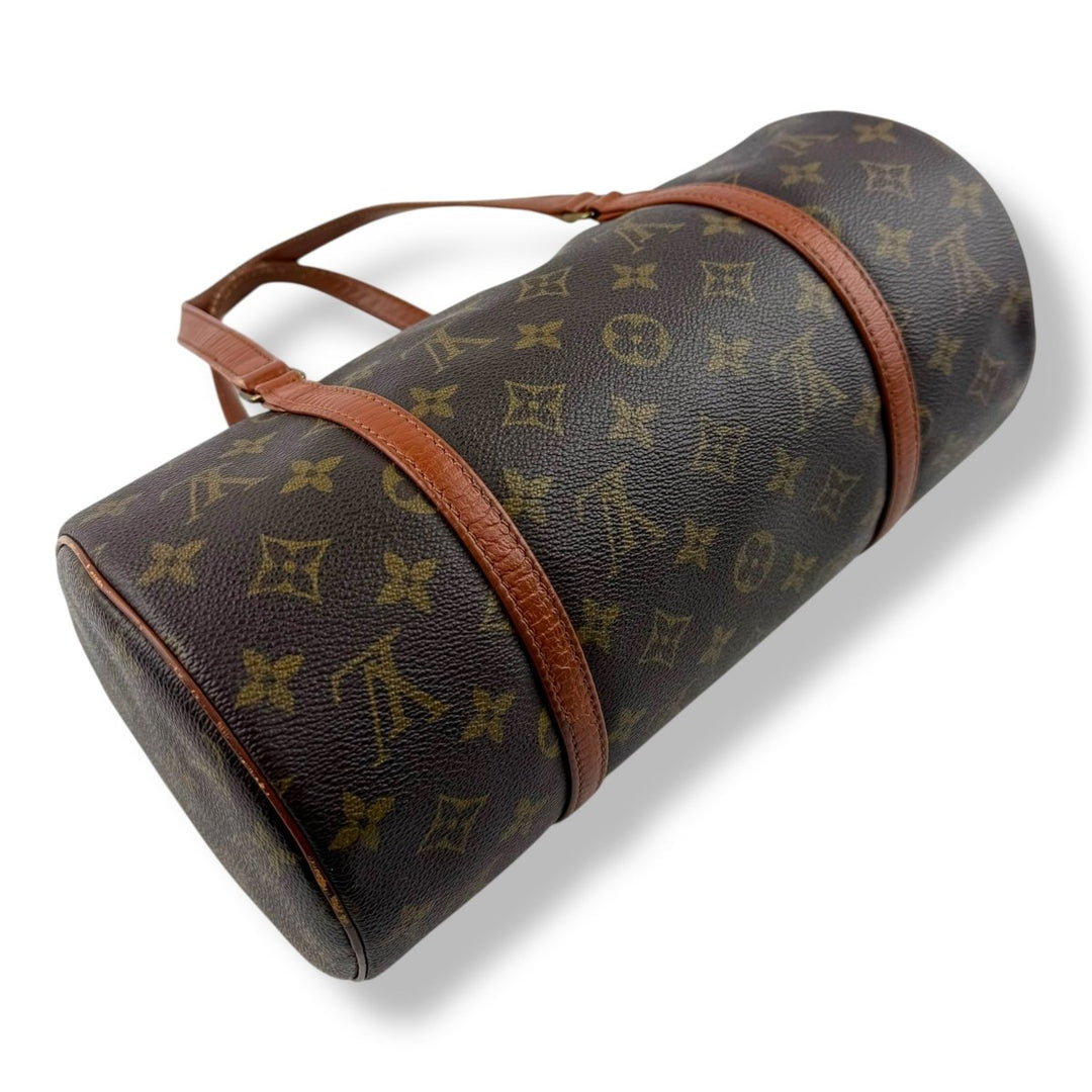 Louis Vuitton Vintage Brown Monogram Papillon 30 Handbag - Lux Central