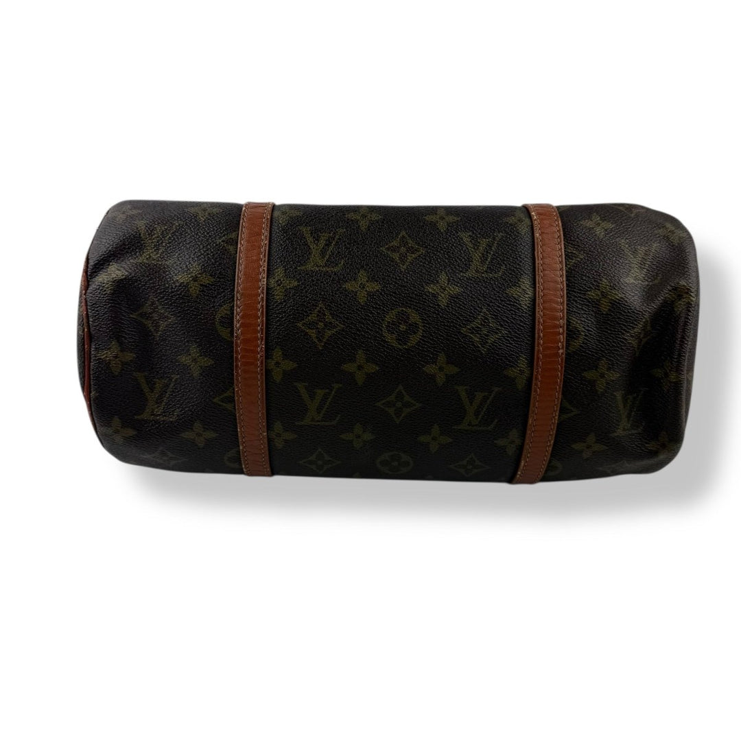 Louis Vuitton Vintage Brown Monogram Papillon 30 Handbag - Lux Central
