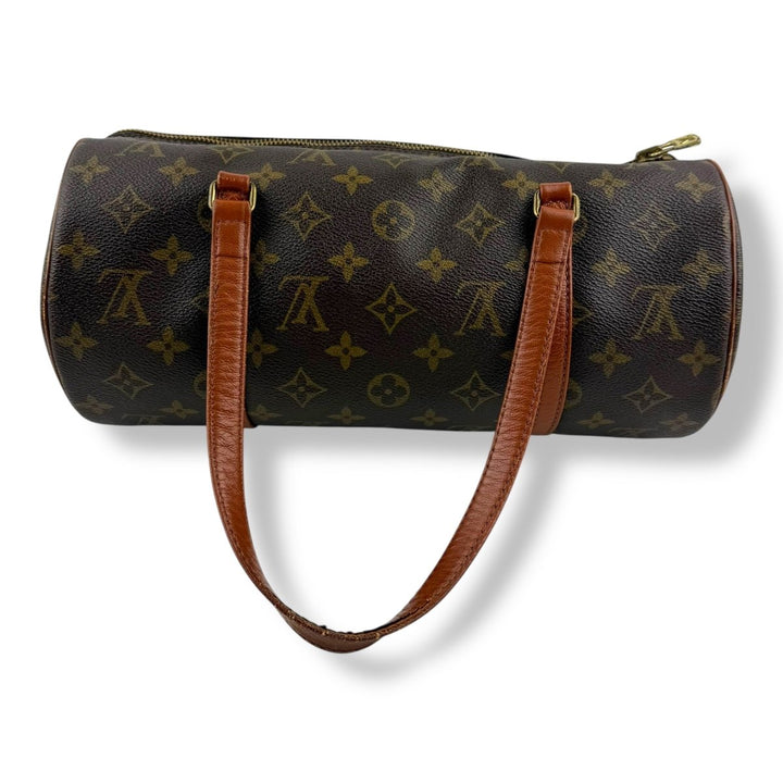 Louis Vuitton Vintage Brown Monogram Papillon 30 Handbag - Lux Central
