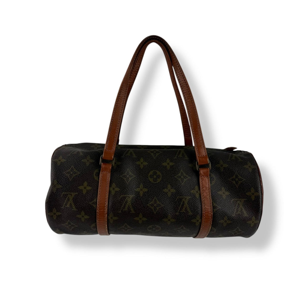 Louis Vuitton Vintage Brown Monogram Papillon 30 Handbag - Lux Central