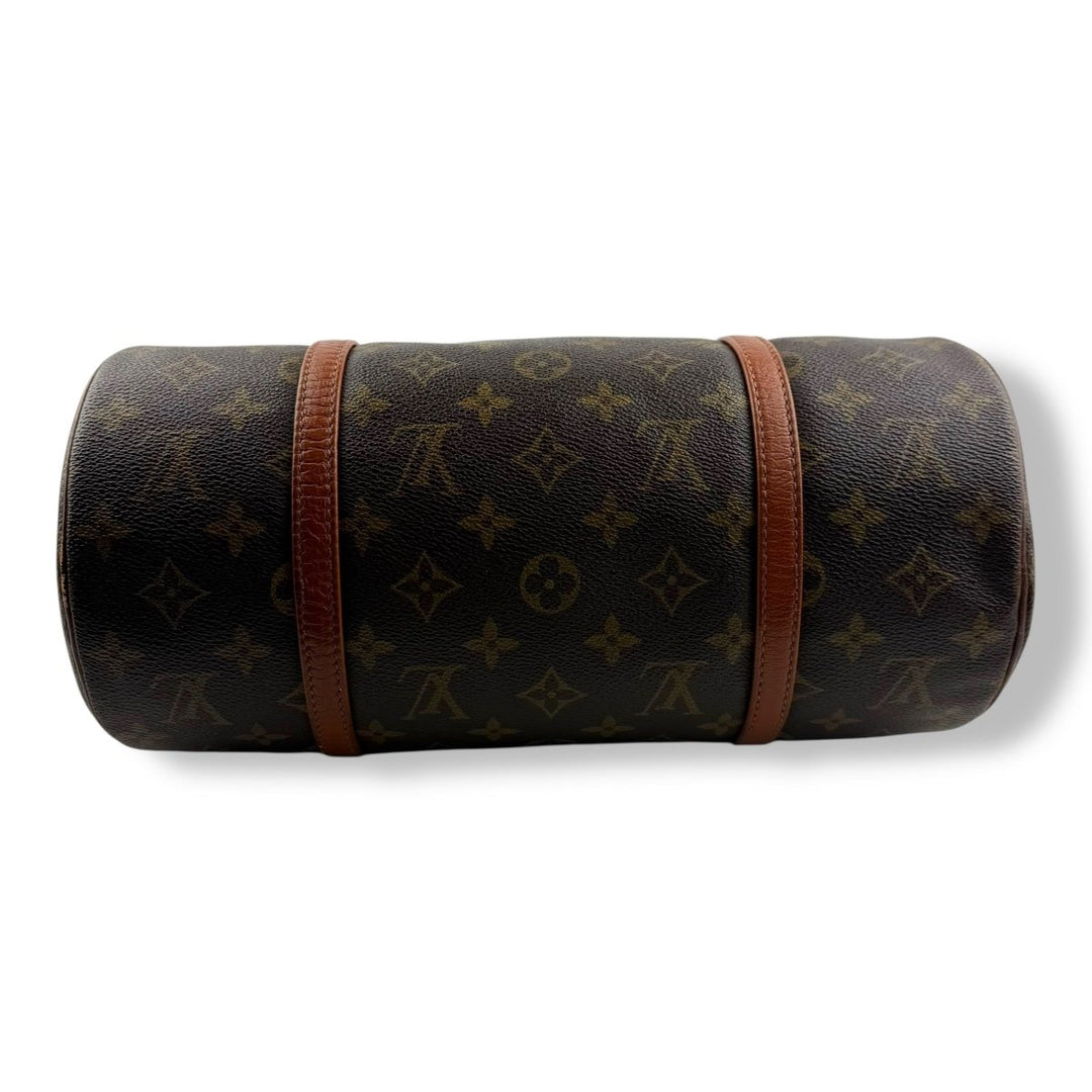 Louis Vuitton Vintage Brown Monogram Papillon 30 Handbag - Lux Central