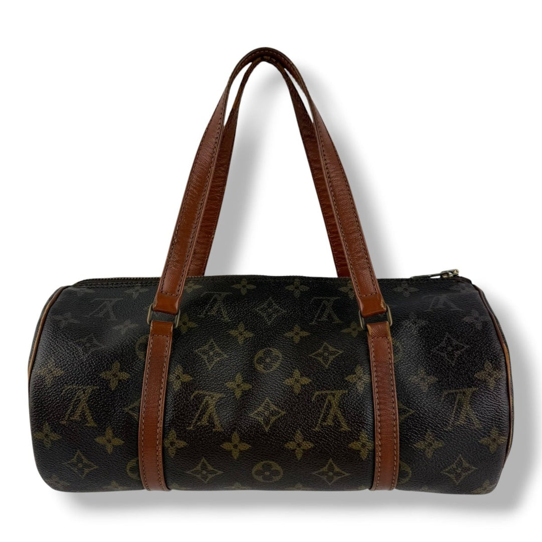 Louis Vuitton Vintage Brown Monogram Papillon 30 Handbag - Lux Central