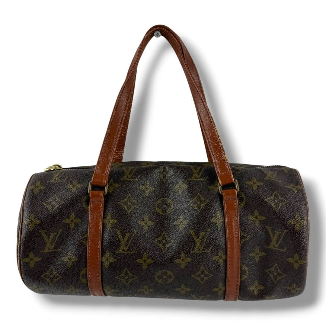 Louis Vuitton Vintage Brown Monogram Papillon 30 Handbag - Lux Central