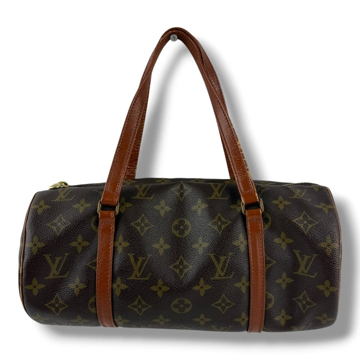 Louis Vuitton Vintage Brown Monogram Papillon 30 Handbag - Lux Central