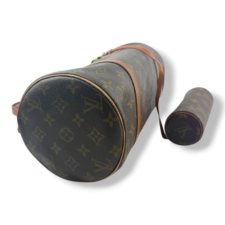 Louis Vuitton Vintage Brown Monogram Papillon 30 Handbag Set - Lux Central