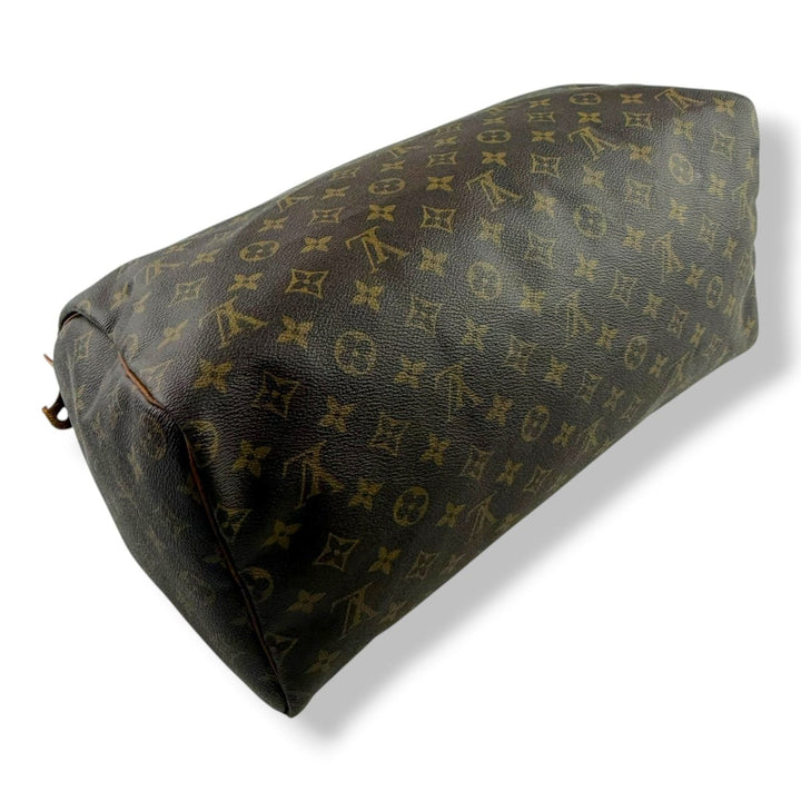 Louis Vuitton Vintage Brown Monogram Speedy 40 Handbag - Lux Central